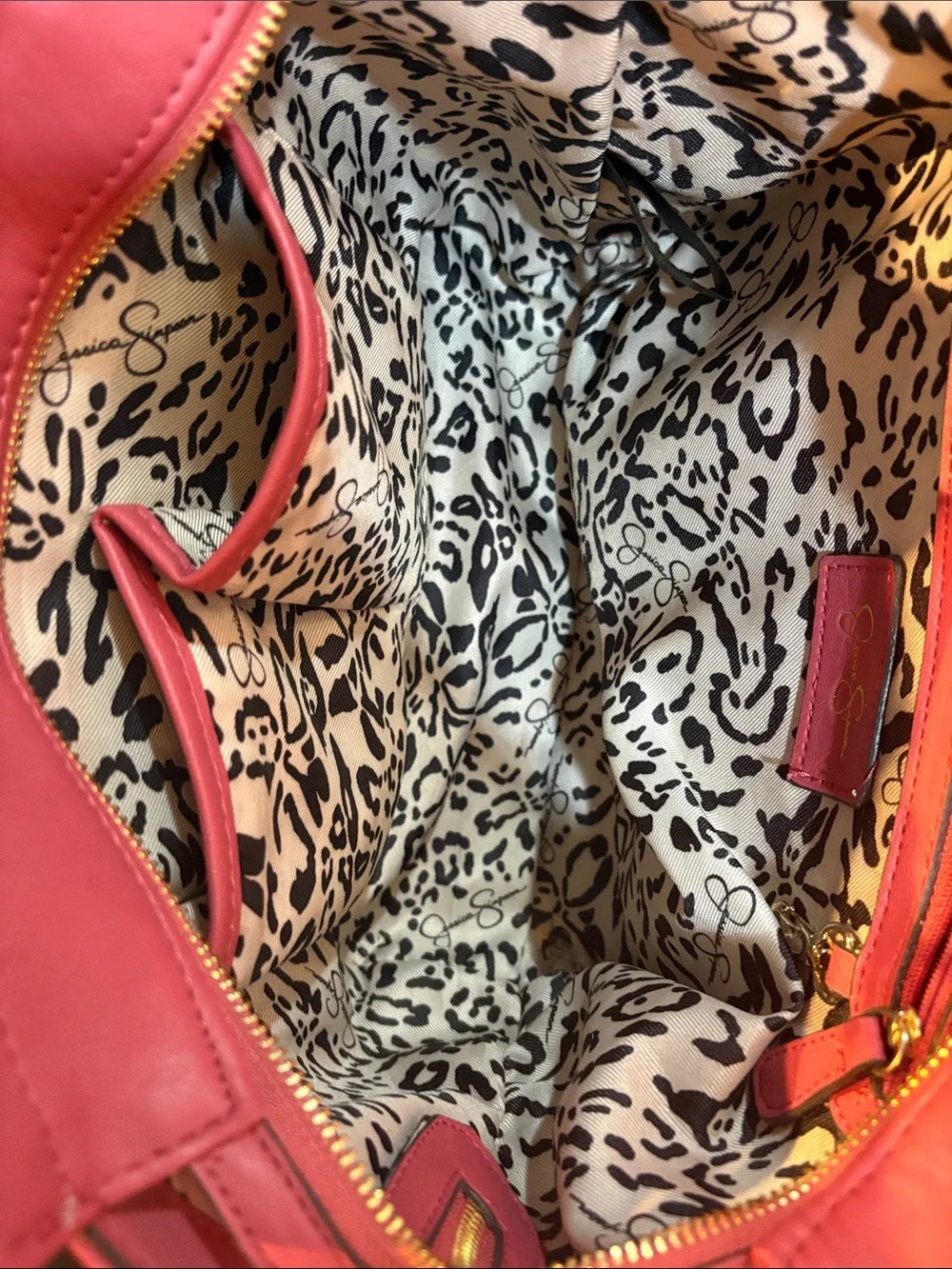Jessica Simpson Women's Structured Tote Bag in Coral Red